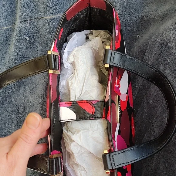 Kate Spade Grant Street Juno grainy vinyl leather trim mini tote. - Picture 8 of 15